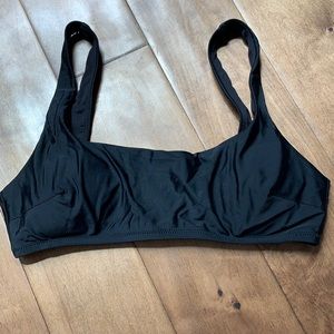 Basic black bikini top